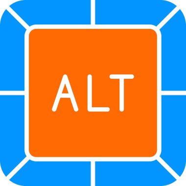 Alt düğme simgesi, basit vektör illüstrasyonu 