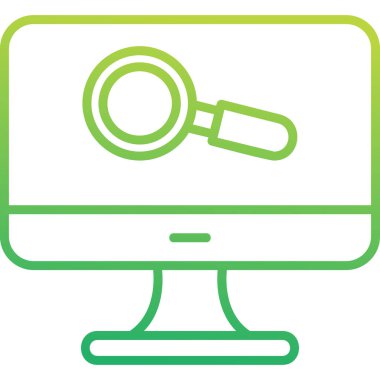 seo modern simgesinin vektör illüstrasyonu         