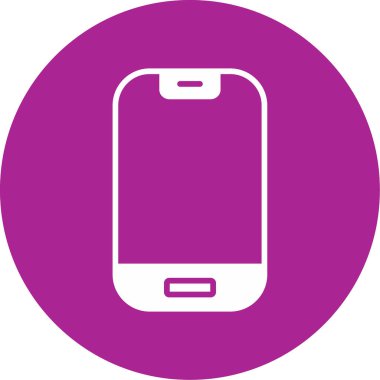 Smartphone web simgesi, vektör çizim 