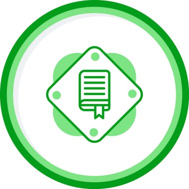 kitap simgesi, vektör illüstrasyonu basit tasarım