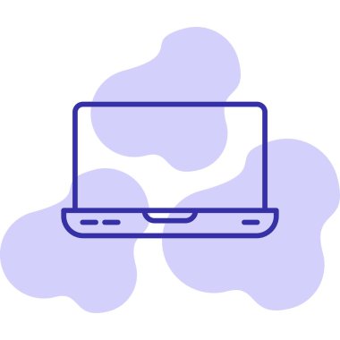 Dizüstü web simge vektör çizim 