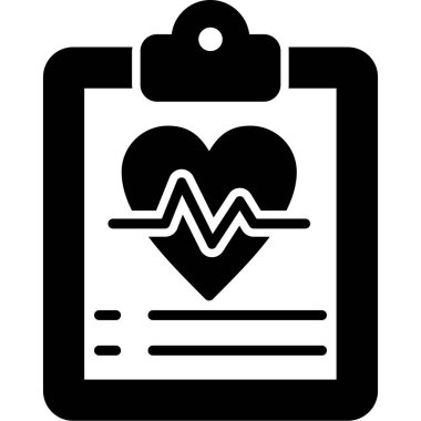 Tıbbi ikonun vektör illüstrasyonu, Sağlık kavramı       