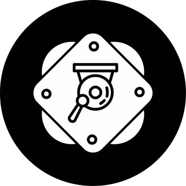 gong simgesi web basit illüstrasyon