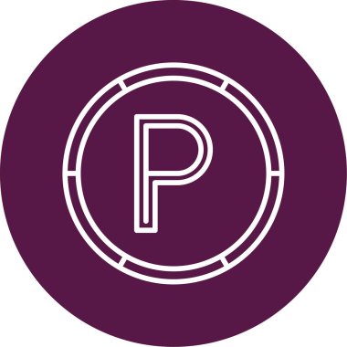 Web simgesi Otopark, illüstrasyon vektör