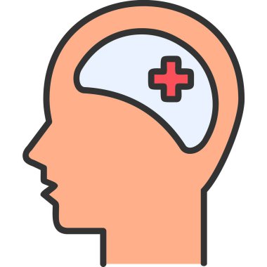 Klinik Psikoloji vektör çizimi tasarımı