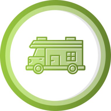 Eğlence aracı simgesi, vektör illüstrasyonu basit tasarım