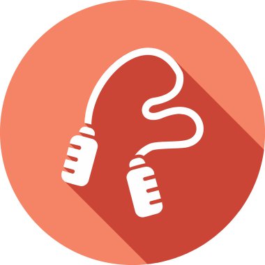 atlama ipi web simgesi, illüstrasyon vektör