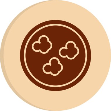 Bulutlar. Web simgesi basit illüstrasyon 