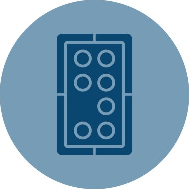 Düğme simgesi ögesinin vektör illüstrasyonu 