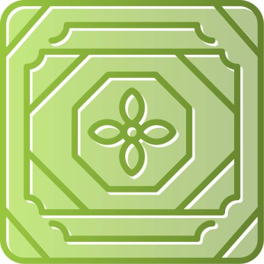 Döşeme. Web simgesi basit illüstrasyon