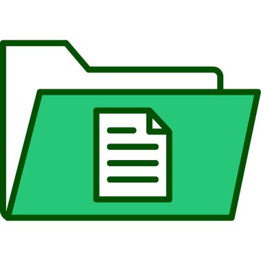 dosya dizini vektör illüstrasyonu        