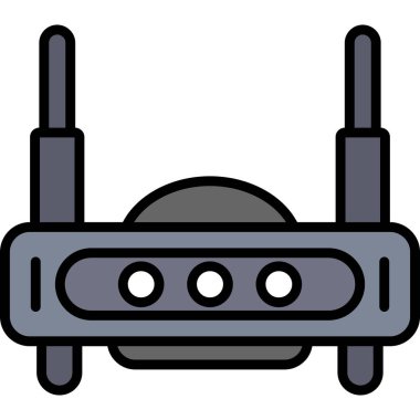 Yönlendirici. Web simgesi basit illüstrasyon 