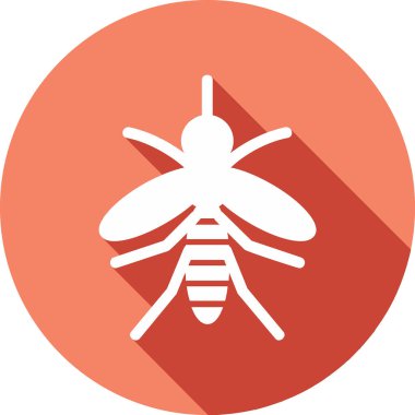 Sivrisinek. Web simgesi basit illüstrasyon