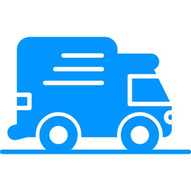 kamyon simgesi, vektör illüstrasyon tasarımı 