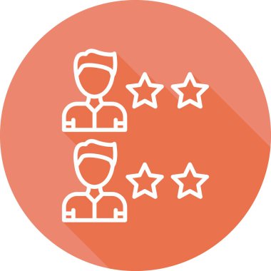 puan simgesi, vektör illüstrasyonu 