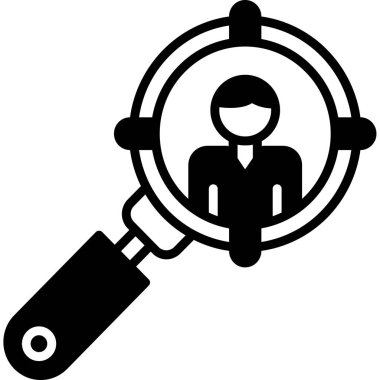 Web simgesi, vektör illüstrasyonu işe alınıyor