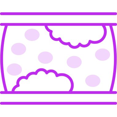 Ateroskleroz. Web simgesi vektör illüstrasyonu