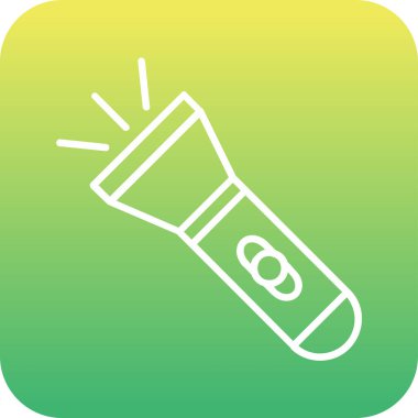 el feneri. Web simgesi basit illüstrasyon