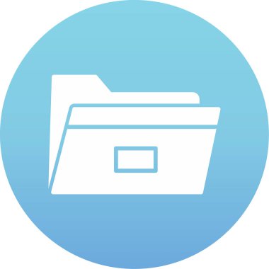 Dosya. Web simgesi basit illüstrasyon 