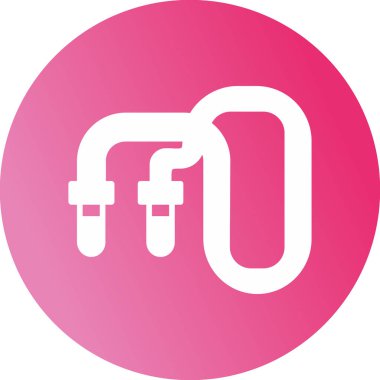 Halat düzlüğü simgesi, vektör illüstrasyonu 