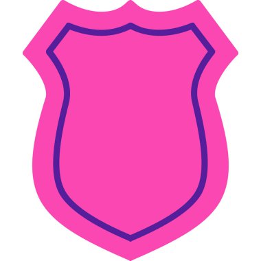 kalkan simgesi web basit illüstrasyon