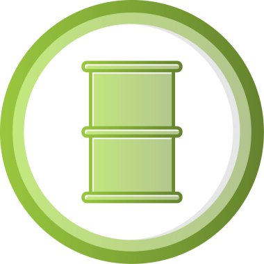 Petrol varili ikonu. Web simgesi vektör illüstrasyonu