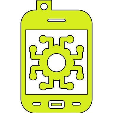 Otomatik ağ simgesi vektör illüstrasyonu 