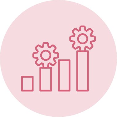 Kriz Yönetimi web simgesi vektör illüstrasyonu