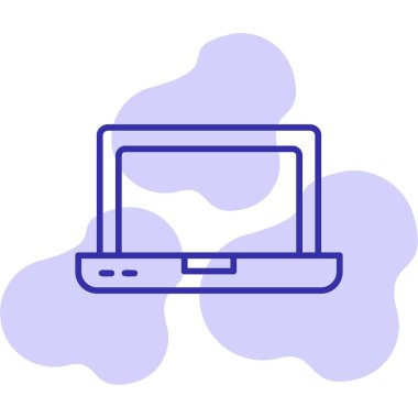 Dizüstü web simge vektör çizim 