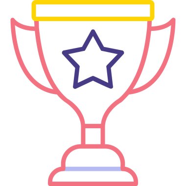 ödül web simgesi basit illüstrasyon