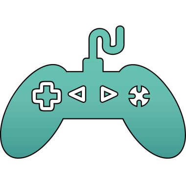 oyun Denetleyici vektör düz simgesi