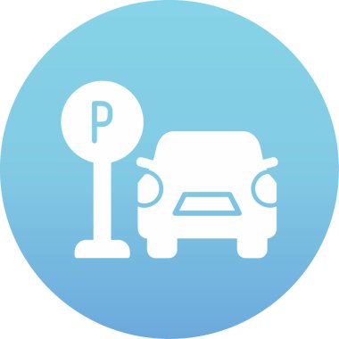 Web simgesi Otopark, illüstrasyon vektör