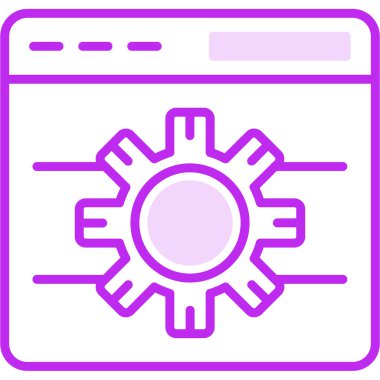 Tarayıcı Notu web simgesi, vektör illüstrasyonu