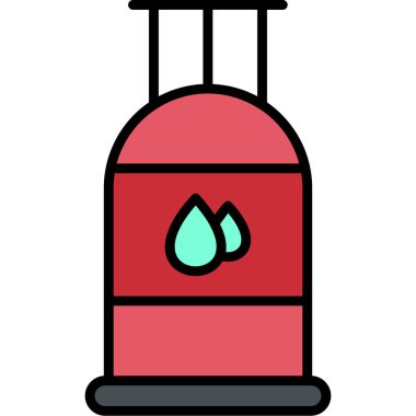 silindir ağ simgesi, vektör illüstrasyonu 