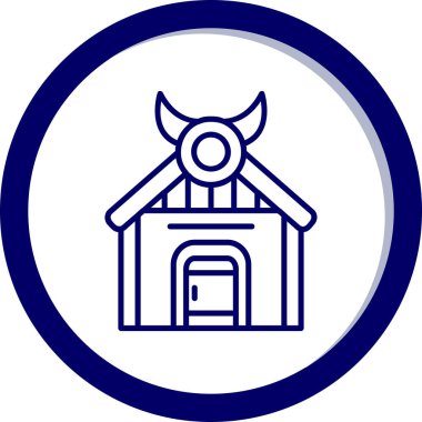 vektör evi oluşturma simgesi, modern tasarım illüstrasyonu 