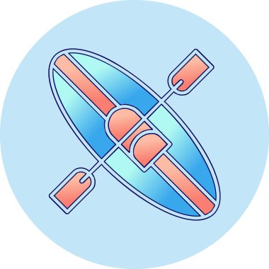 Kano. Web simgesi basit illüstrasyon