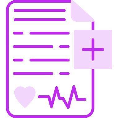 Sağlık Denetimi panosu simgesi, vektör illüstrasyonu 