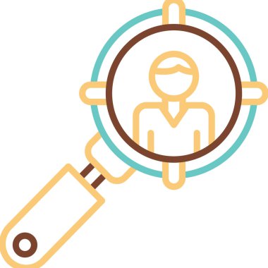 Web simgesi, vektör illüstrasyonu işe alınıyor