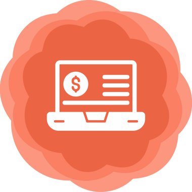 Eğilim biçimi izole edilmiş arka planda mali simge 