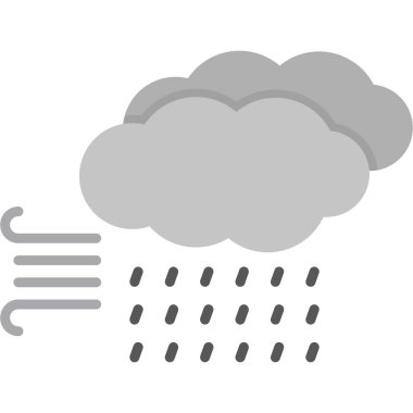 Storm Web simgesi, vektör illüstrasyonu 