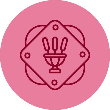 Tütsü. Web simgesi vektör illüstrasyonu