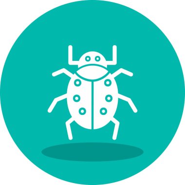 Böcek. Web simgesi basit illüstrasyon 