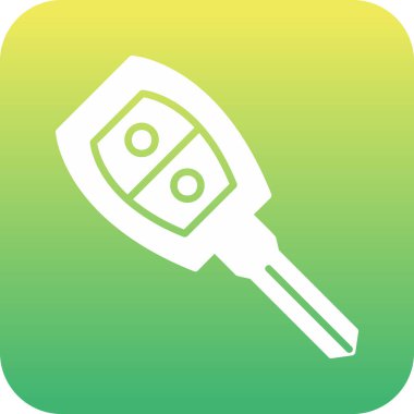 araba anahtarı vektör illüstrasyonu