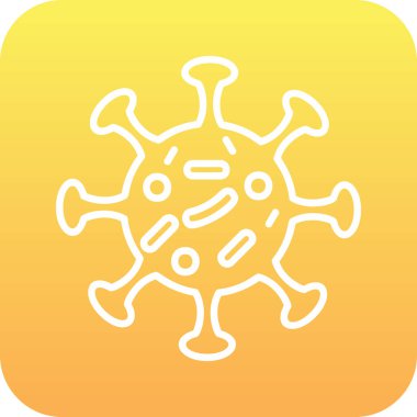 Virüs ikonu vektör illüstrasyonu 