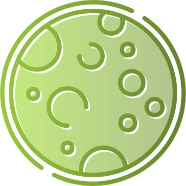 Dolunay simgesi, vektör illüstrasyonu