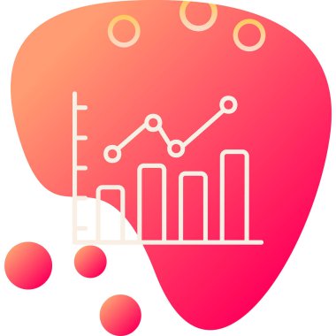 bar çizelgesi simgesi, vektör illüstrasyonu 