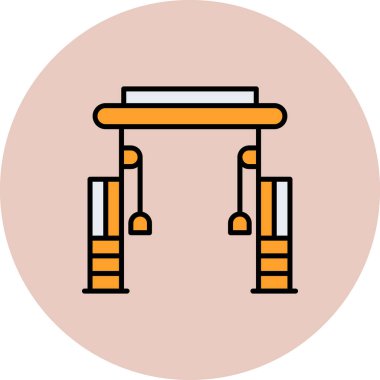 Cable Crossover Web simgesi basit illüstrasyonuName