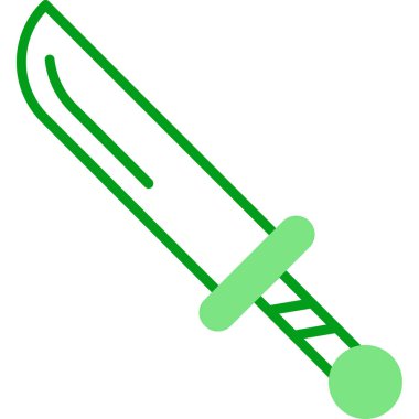 Hançer. Web simgesi basit illüstrasyon 