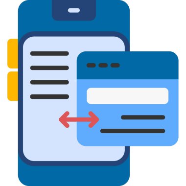 Web simgesi vektör illüstrasyonunu transfer et 