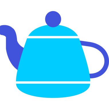 Vektör illüstrasyonu, çaydanlık ağı simgesi 